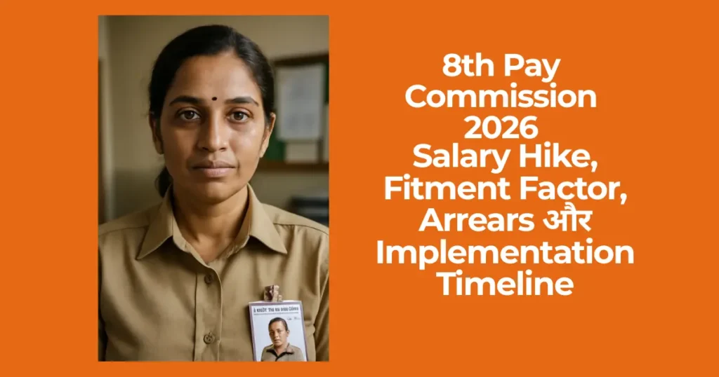 8th Pay Commission 2026: Salary Hike, Fitment Factor, Arrears और Implementation Timeline | 1 8th pay commission 2026